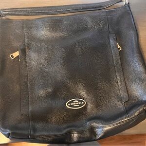 Coach Midnight Blue Leather Tote